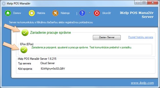 Automatická detekcia zariadenia v aplikácii POS Manažér Automatická detekcia zariadenia v aplikácii POS Manažér