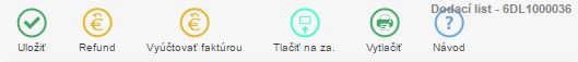 Navigačný panel aplikácie iKelp POS Mobile Navigačný panel aplikácie iKelp POS Mobile