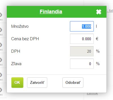 Príjem tovaru - definovanie prijímaného množstva a ceny Príjem tovaru - definovanie prijímaného množstva a ceny