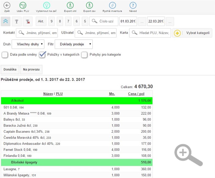 Vytvoření nové PLU Uzávěrky v iKelp POS Mobile Vytvoření nové PLU Uzávěrky v iKelp POS Mobile