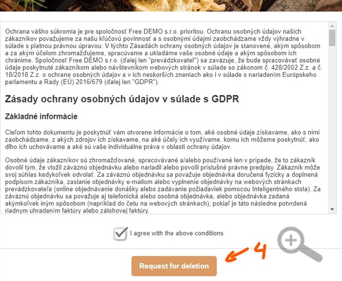GDPR consent profile GDPR consent profile