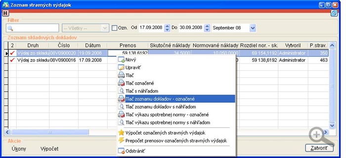 zoznam-stravnych-vydajok-rclick