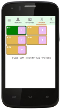 iKelp POS Mobile - prvé prihlásenie na mobile