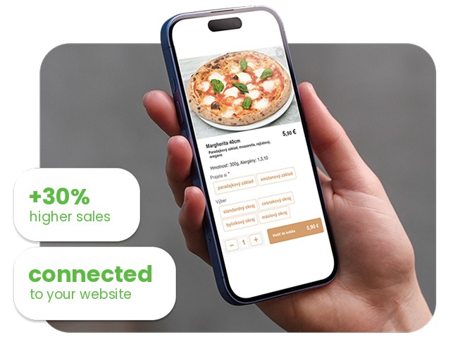 Delivery module - online orders from a phone