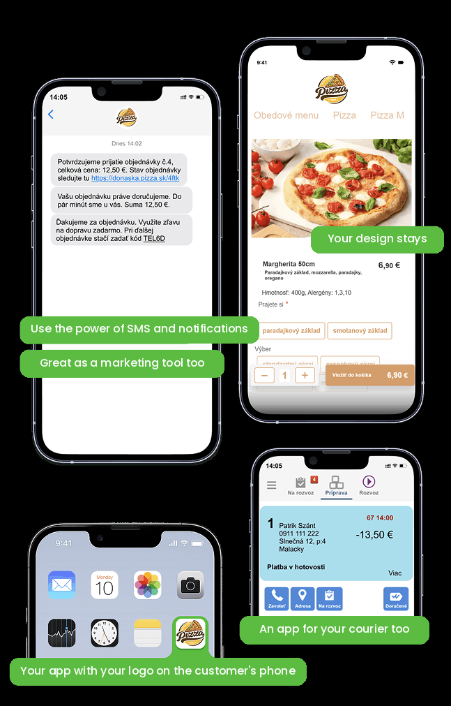 Handling online orders in the Delivery module