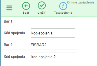 Nastavenie online zariadení Nastavenie online zariadení
