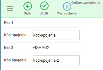 Nastavenie online zariadení