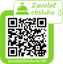 QR kód Zavolať obsluhu