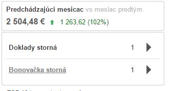 Upozornenie na storno bonovačky a dokladov v nástenke. Upozornenie na storno bonovačky a dokladov v nástenke.