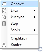 Otvorenie aplikácie iKelp POS Manažér, ak je už spustená Otvorenie aplikácie iKelp POS Manažér, ak je už spustená