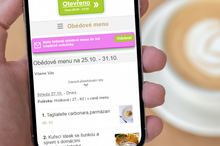 Menu online