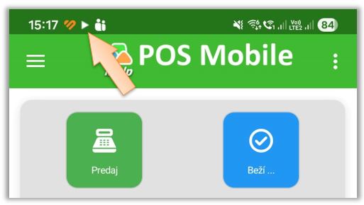 Zobrazenie inform&aacute;cie o spustenej aplik&aacute;cii