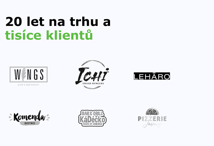 Loga provozů, kter&eacute; použ&iacute;vaj&iacute; iKelp Pokladna