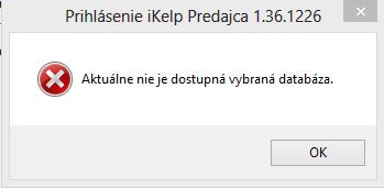 CHybove hlasenie aplikacie pri nespravnom nastaveni systemovych prav