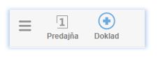 Zoznam úkonov, ktoré je možné v časti Predaj aplikácie vykonať Zoznam úkonov, ktoré je možné v časti Predaj aplikácie vykonať