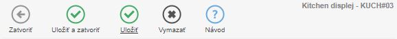 Navigačný panel aplikácie Navigačný panel aplikácie
