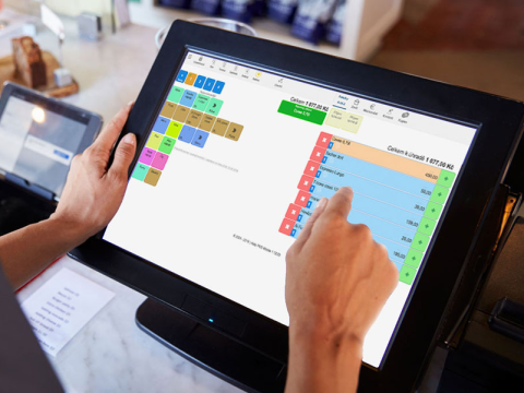 Bezdotykový jídelní lístek, vestavěná součást pokladního systému iKelp POS Mobile