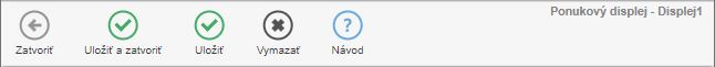 Navigačný panel aplikácie Navigačný panel aplikácie