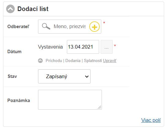 Nový Dodací list