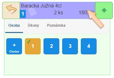 Úkony na položce Úkony na položce