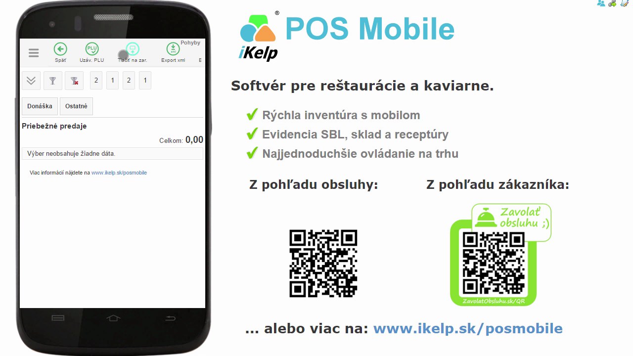 Pohľad na PLU pohyby po uložen&iacute; invent&uacute;ry &mdash; invent&uacute;ra je zaznamenan&aacute; v syst&eacute;me